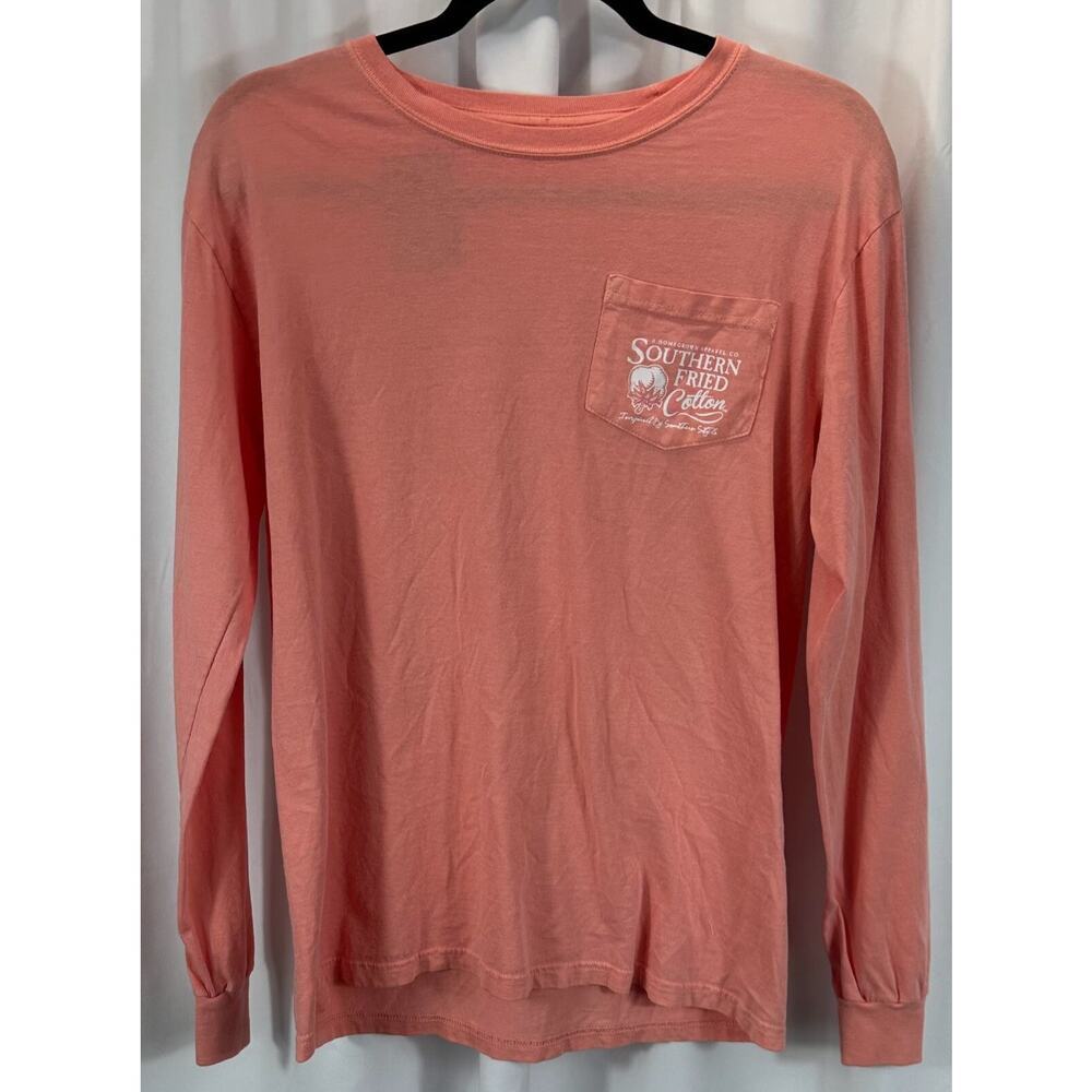 SOUTHERN‎ FRIED COTTON Size S Small Long Sleeve T-Shirt New Cow
